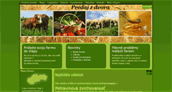 Desktop Screenshot of predajzdvora.sk