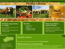 Tablet Screenshot of predajzdvora.sk